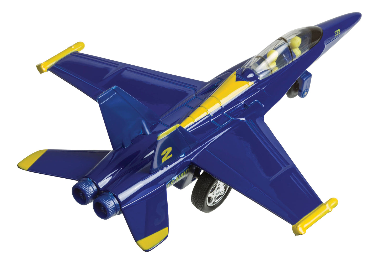 F-18 Blue Angel Jet, Pull Back Action