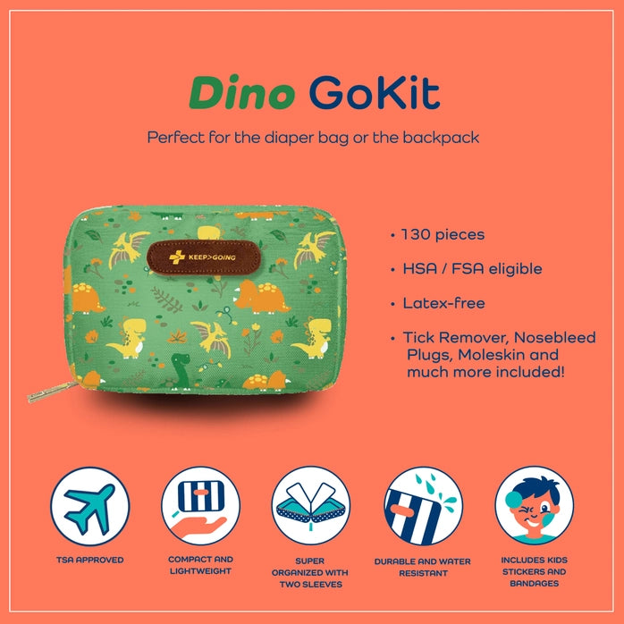 First Aid GoKit (130 pcs) - Dino