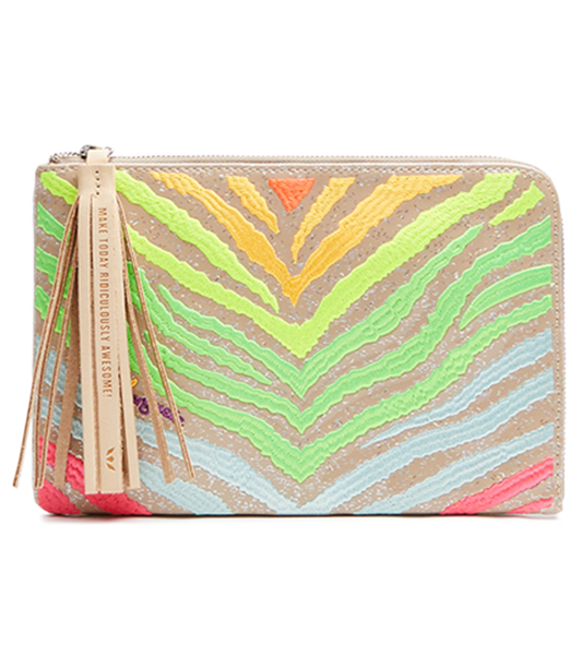 VERONICA L SHAPED CLUTCH